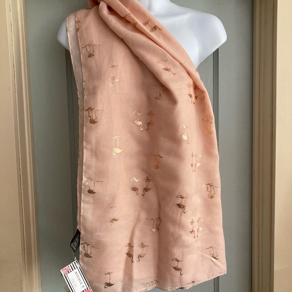 flamingo scarf